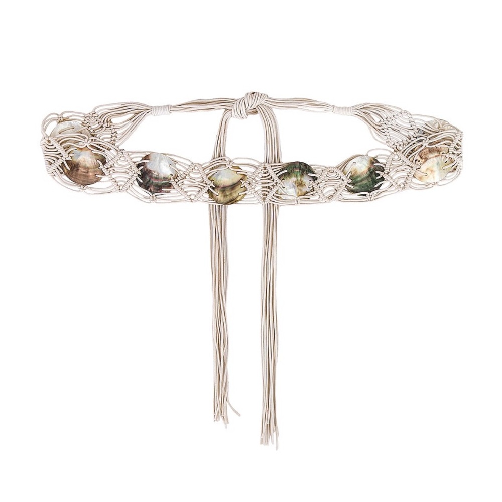 Free People Saltwater Fringe Belt